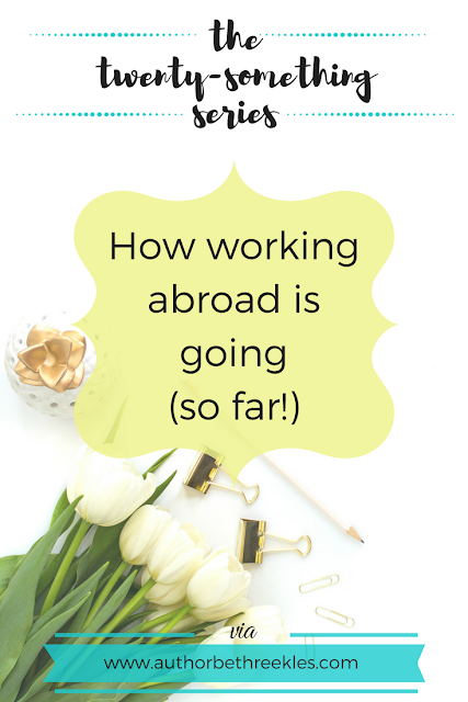 I've been abroad for work a little recently, and there are a few things I wouldn't have been without! I also share a little update on how it's gone so far in this post.