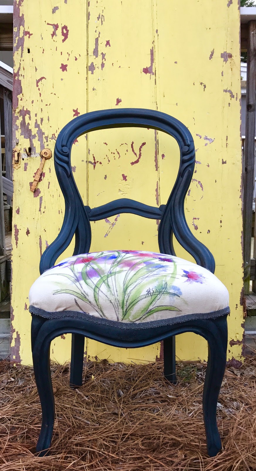 SK On Elderberry SK's Painted Upholstery and Fabric