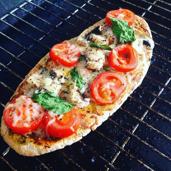 Veggie Pizza Pitta Recipe ClareWithoutAnI