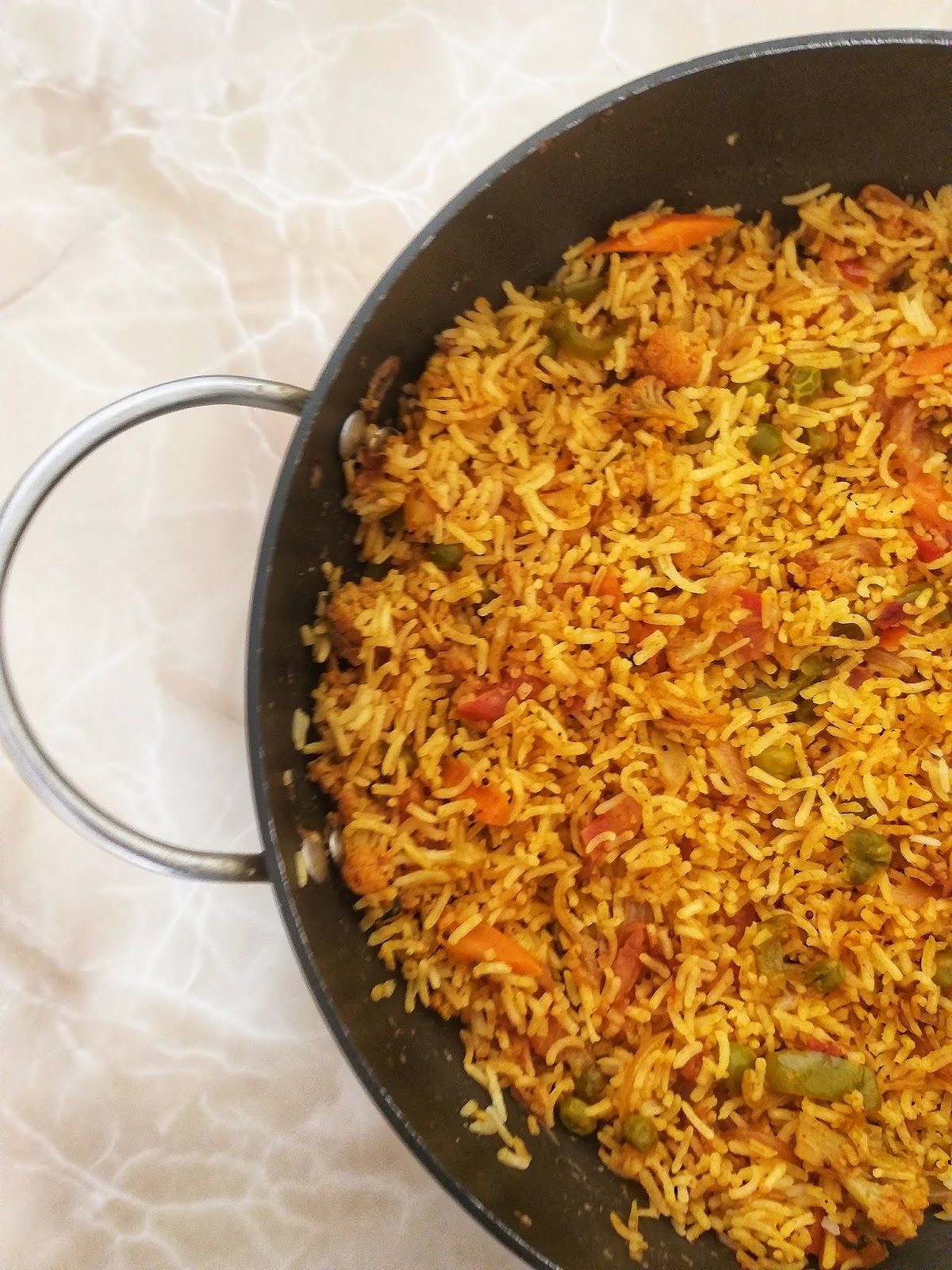 Everyday Cooking : Best Indian Mixed Vegetable Rice Pulao Recipe
