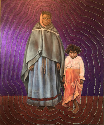 Unknown- Mother & Child with fruit bribe (2017), Julie Dowling Unknown- Mother & Child with fruit bribe (2017), Julie Dowling