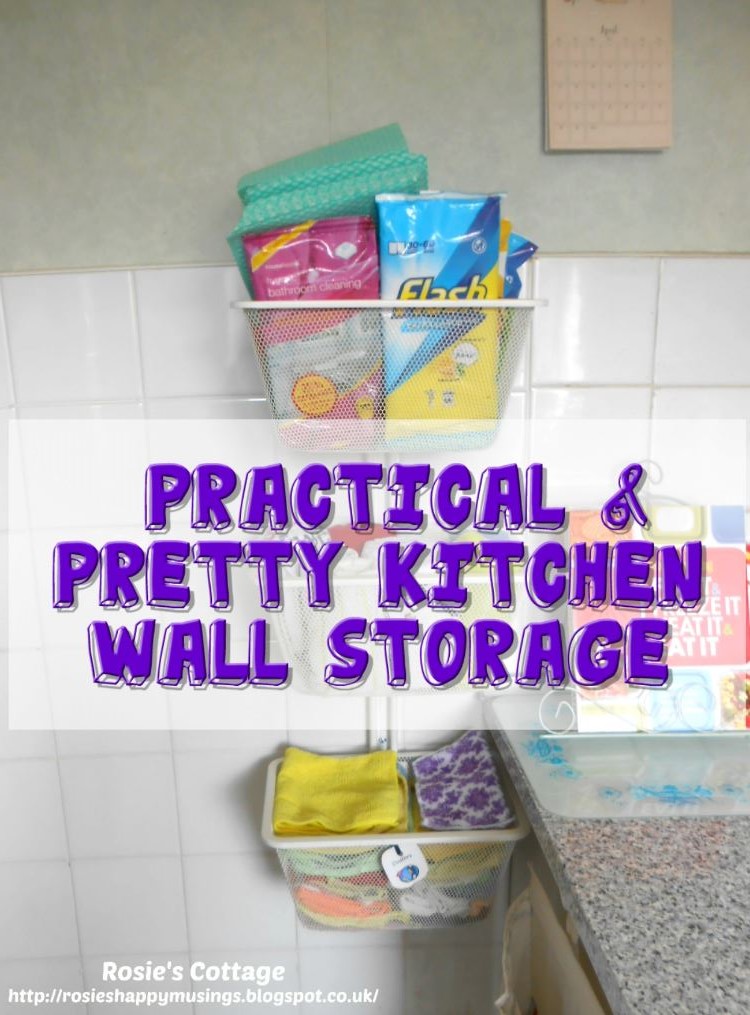 Rosie's Cottage Practical & Pretty Kitchen Wall Storage