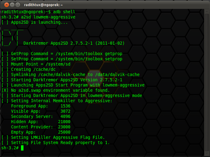 Caches start. Caches start