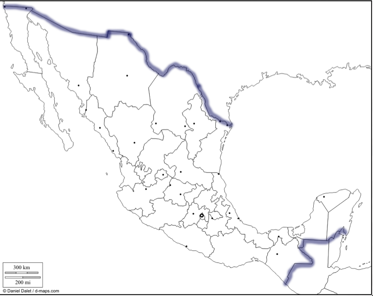 México en una perspectiva geográfica Límites Territoriales