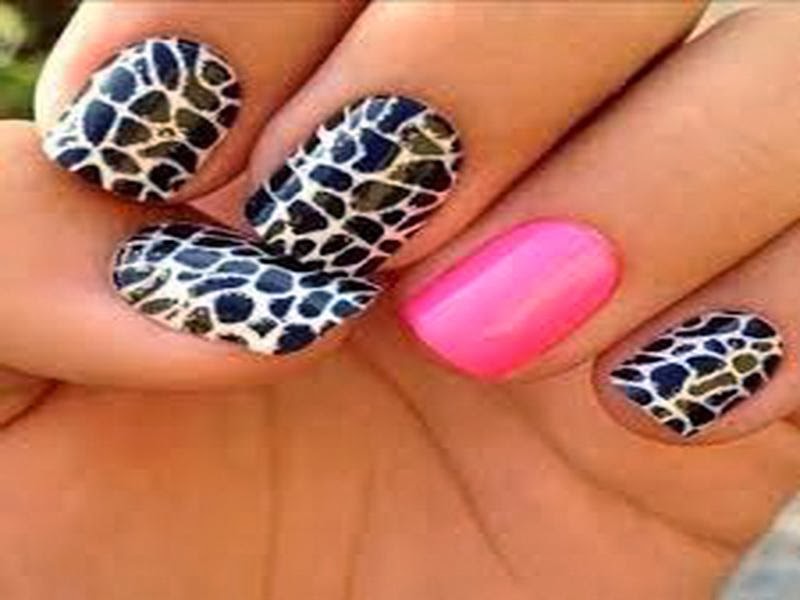 Zebra and Cheetah Nail Designs Nail Art Ideas 101