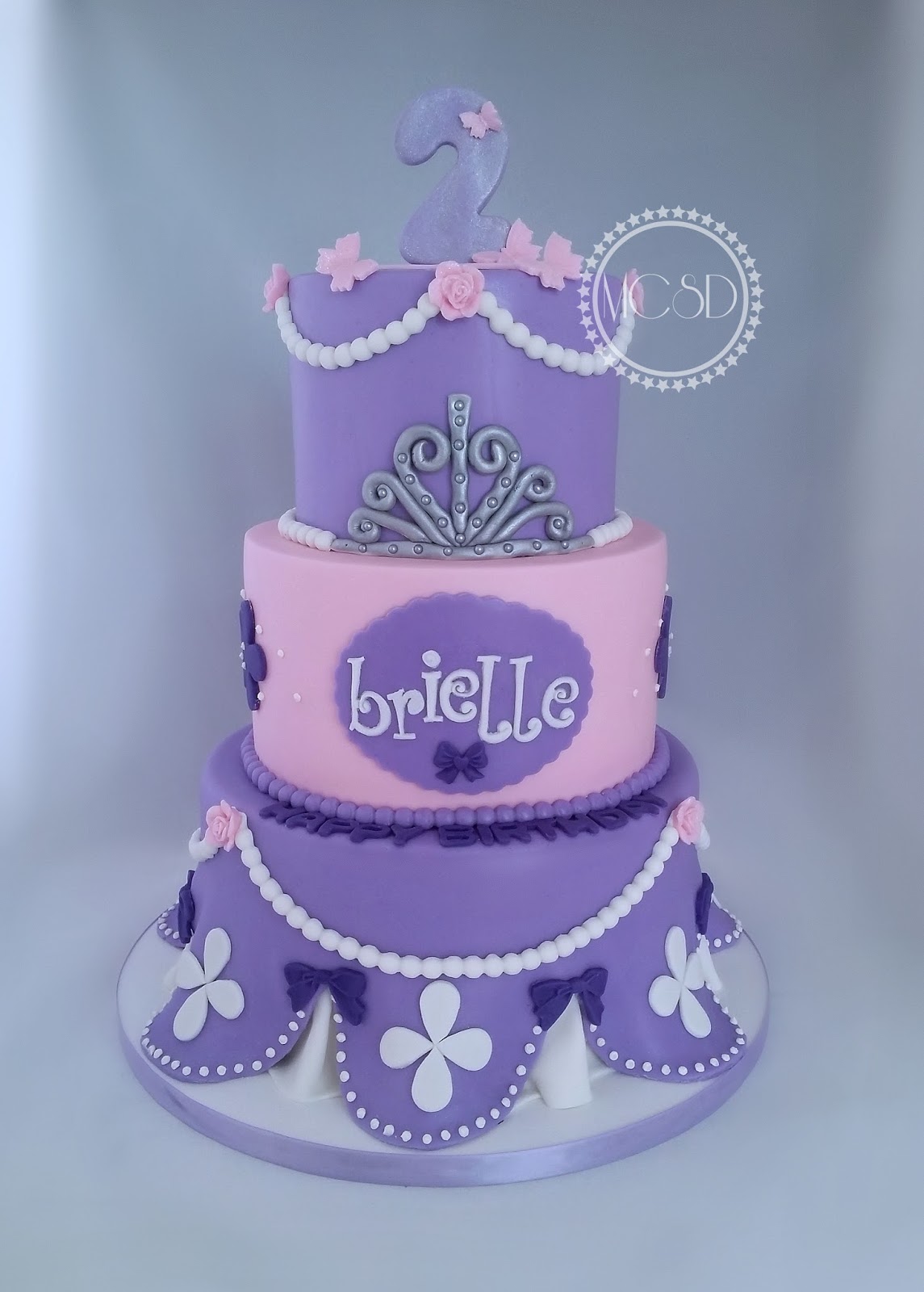 Cakesbyzana Sofia The First Birthday Cake