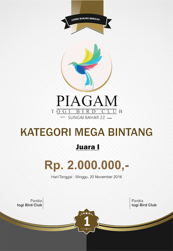 DESAIN PIAGAM GRATISAN LOMBA BURUNG KICAU 2 DESAIN PIAGAM GRATISAN LOMBA BURUNG KICAU 2