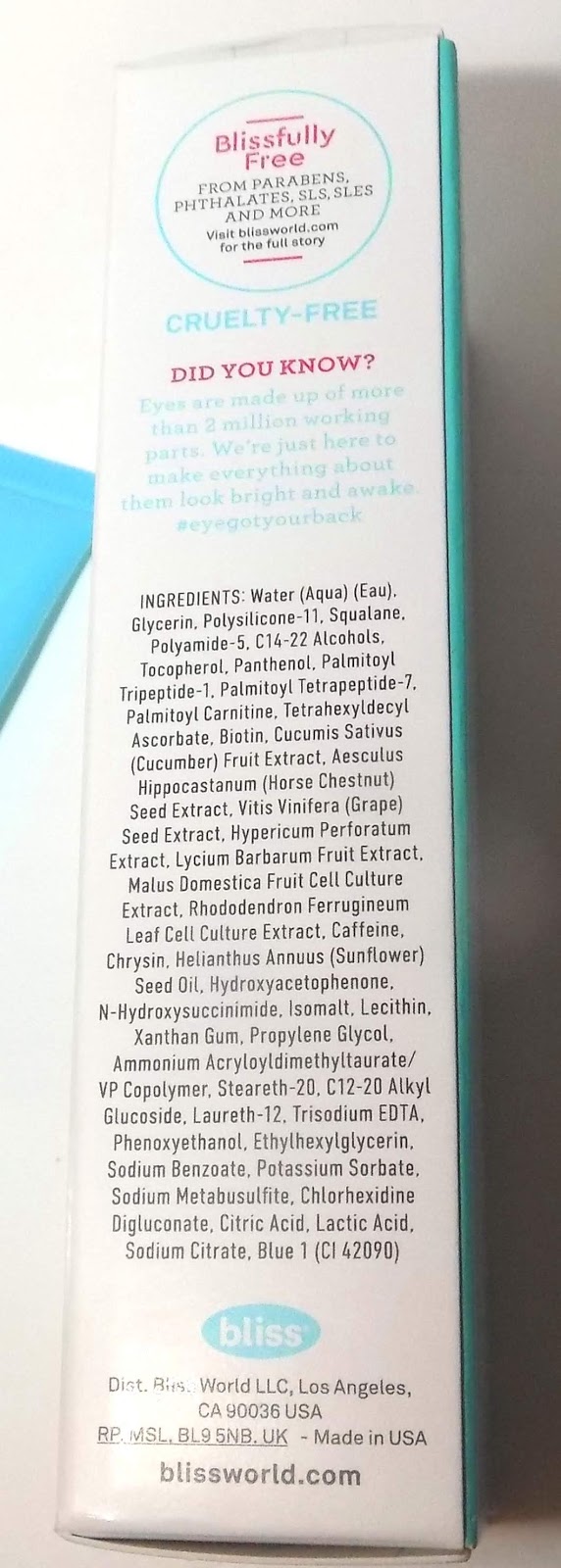 The Beauty Alchemist Bliss Eye Do All Things Hydrating Eye Gel