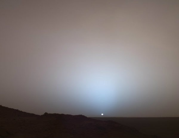 Слънцето от повърхността на Марс