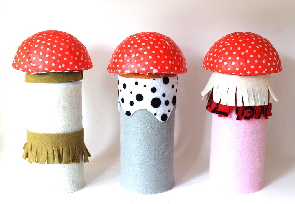 Recycle empty @Piroulinecookie tins into mushrooms using this tutorial by @punkprojects