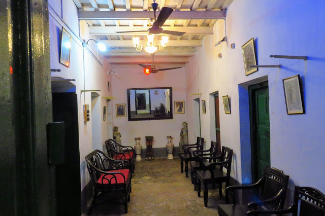 The interiors of Chaudhuribari Amadpur Chaudhuribari Heritage Homestay at Amadpur near Memari Burdwan in West Bengal