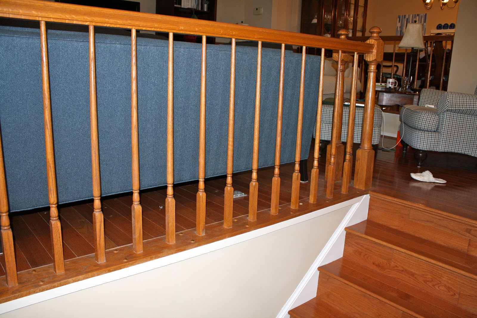 Sparks Fly How to Paint Railing Dowels