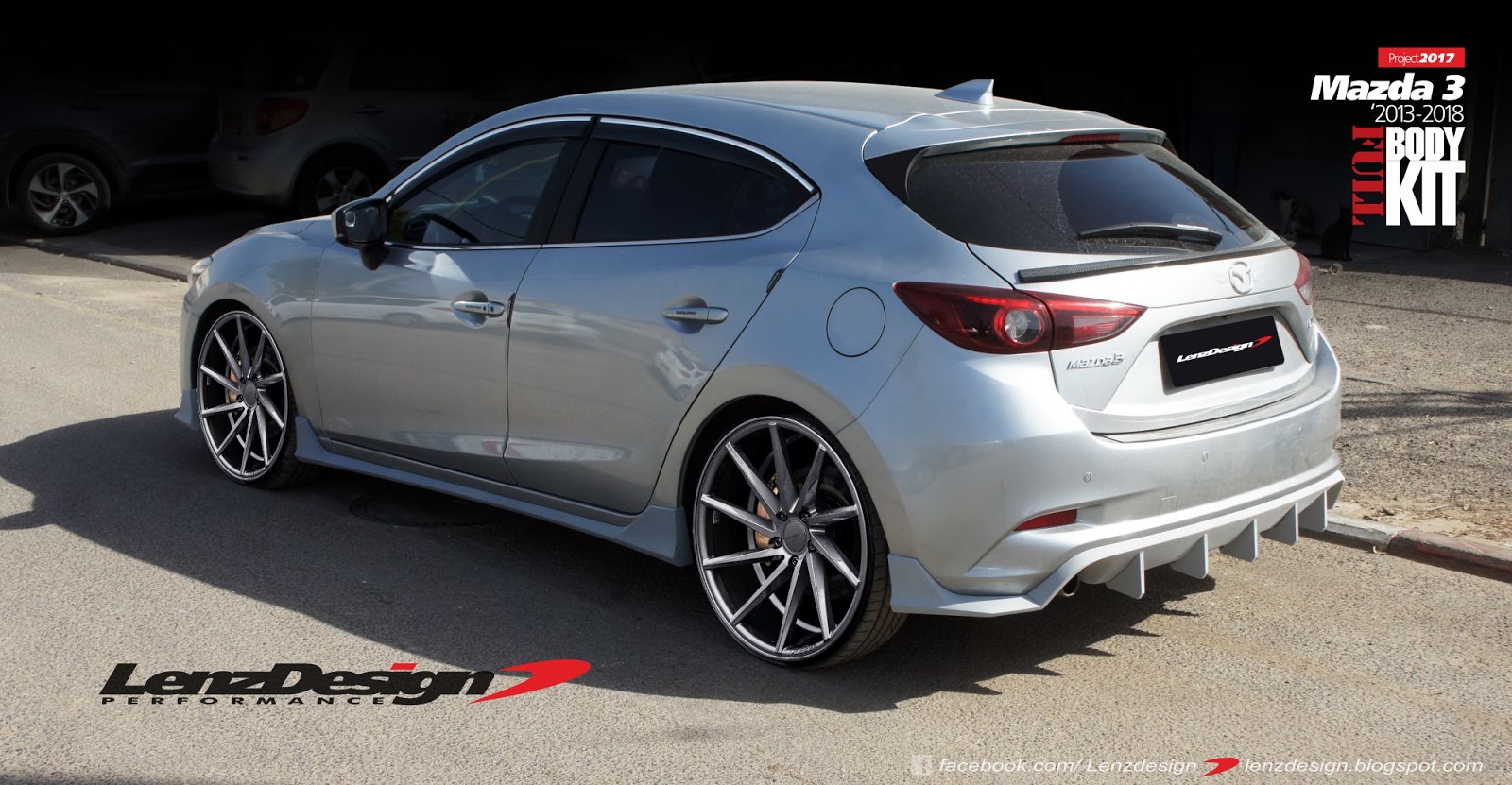 Mazda 3 BM Axela Hatchback Body Kit & Tuning Lenzdesign Performance