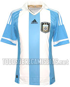 . ya se saben como serán las camisetas de la Selección Argentina de Fútbol . argentina 