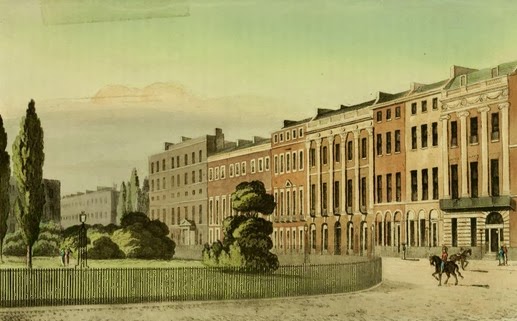 Portman Square, from Ackermann's Repository of Arts (Aug 1813)