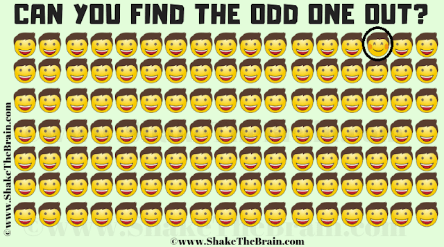 Answer of Odd One Out Puzzle