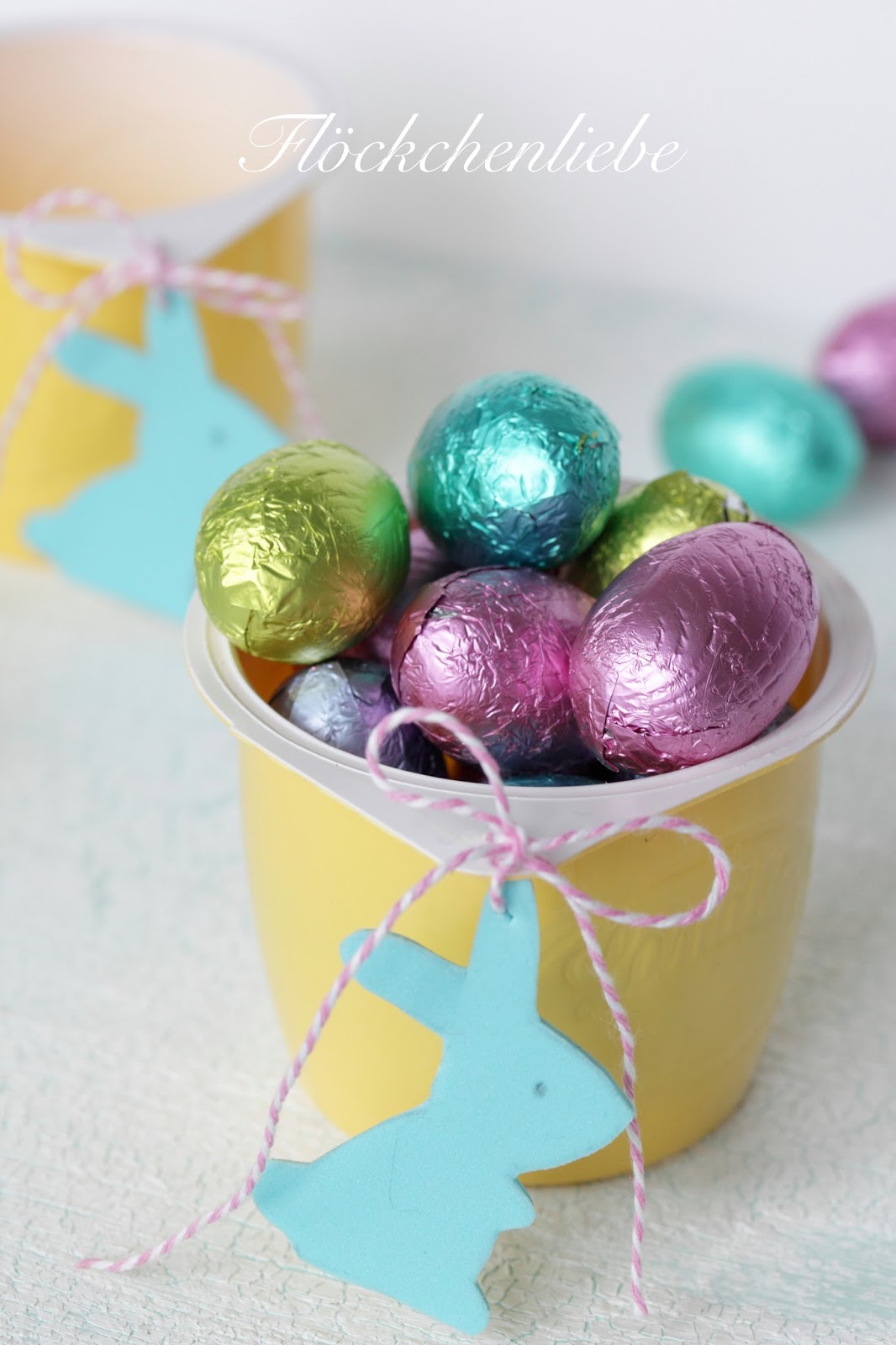 Flöckchenliebe: DIY schnelle Osternester