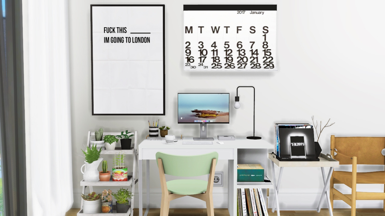 Sims 4 CC's The Best Office by MXIMS