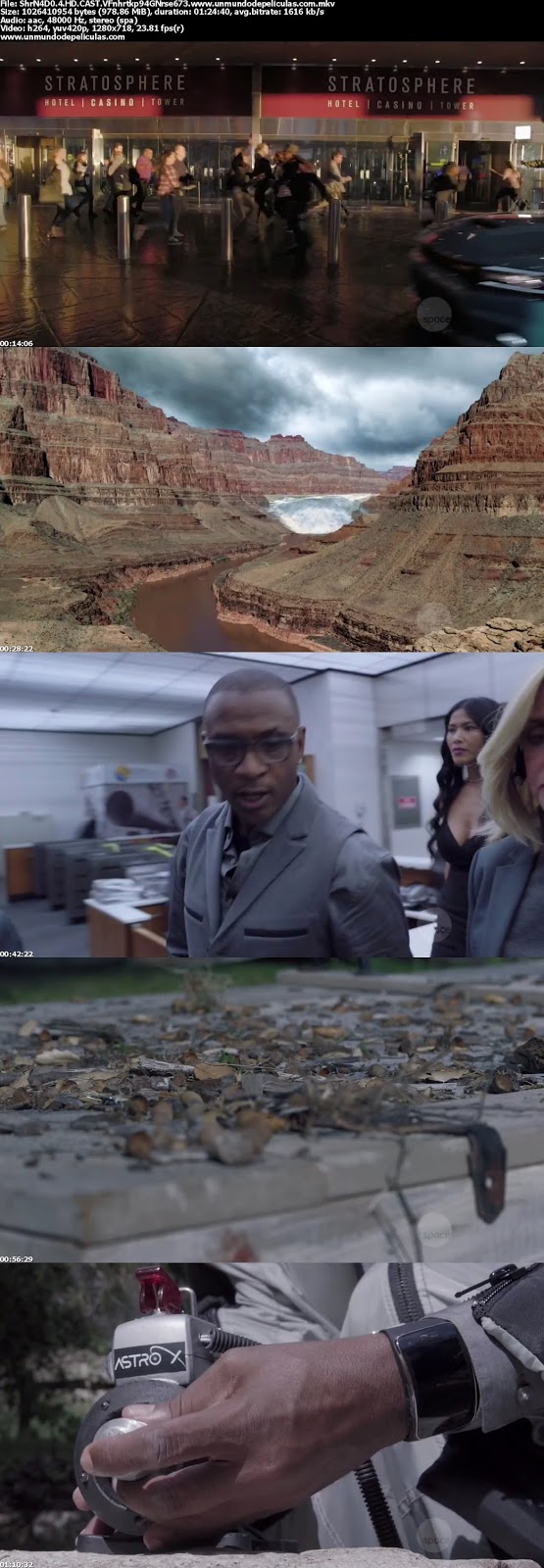 Capturas de la película.