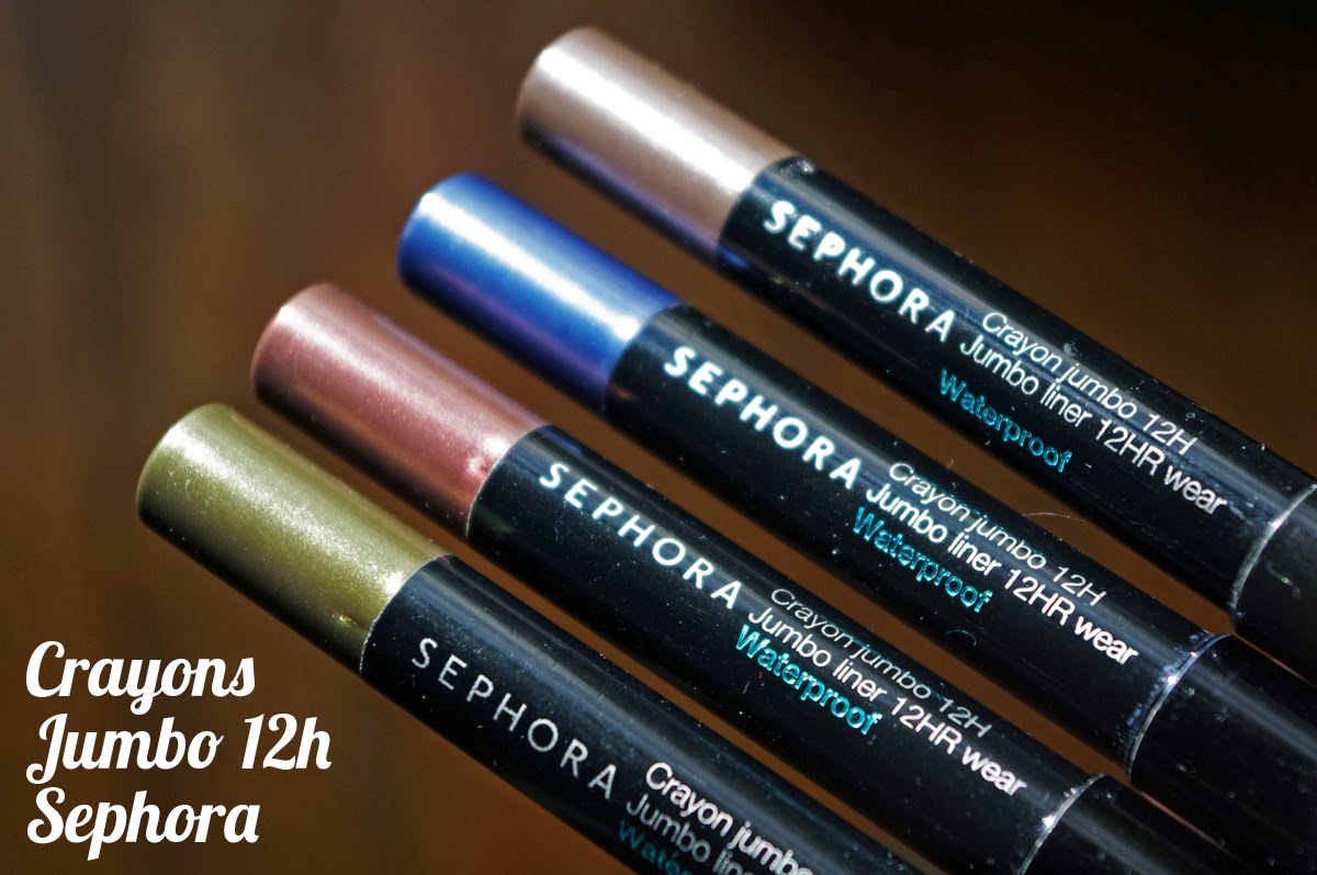 Nina no mugen Crayons Jumbo 12h Sephora swatches + review