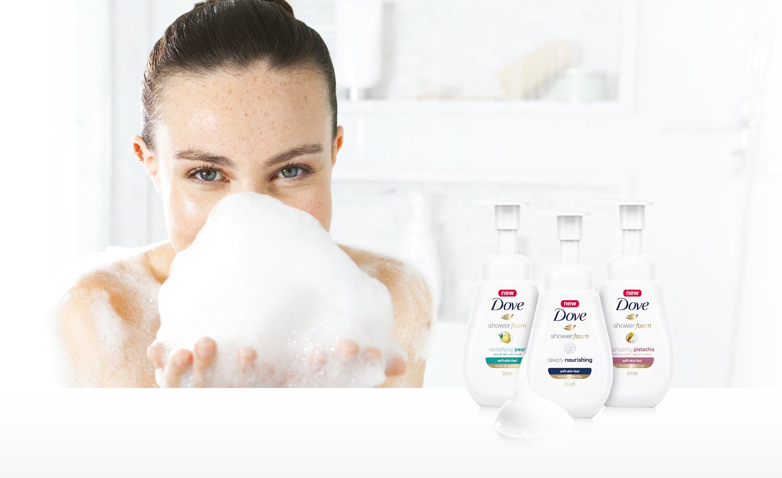 Review Dove Shower Foam Pampering Pistachio, Shower Foam Deeply