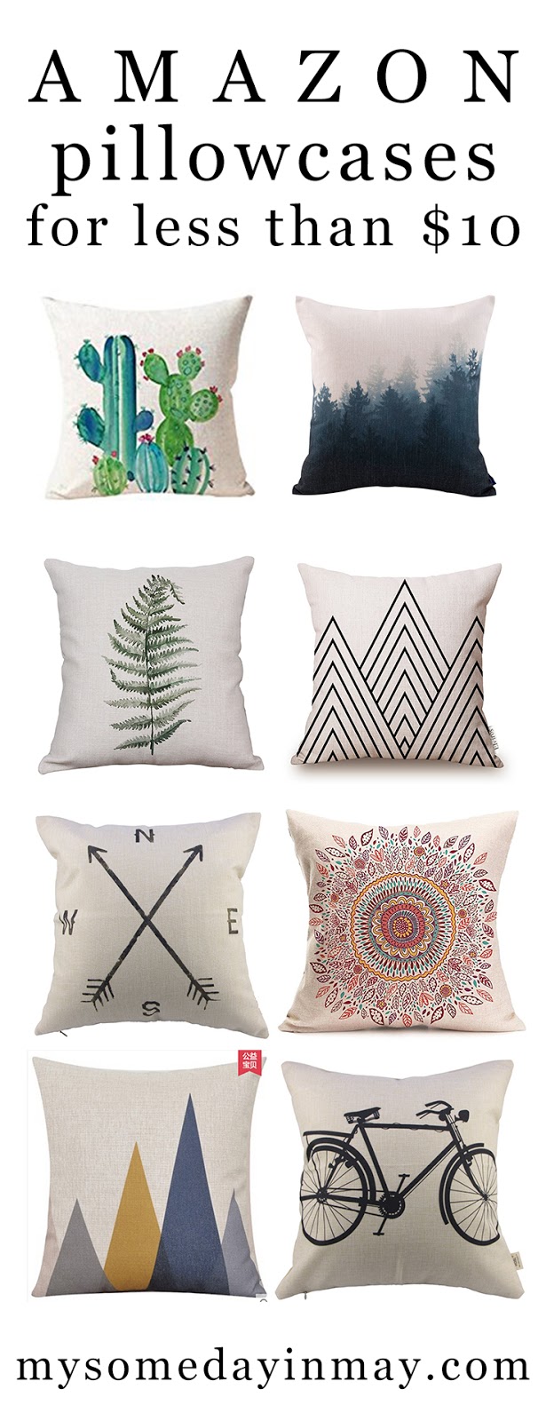 Amazon Pillow Covers My Someday in May