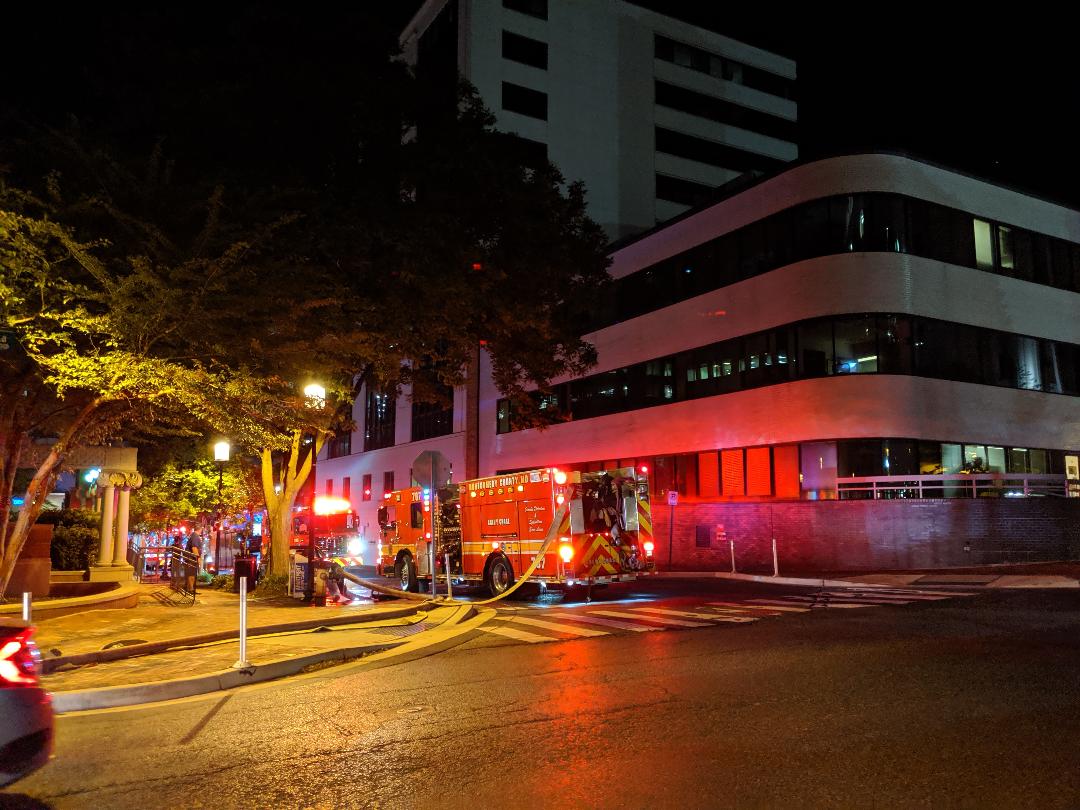 Robert Dyer Bethesda Row Kitchen fire at Hampden Square in Bethesda