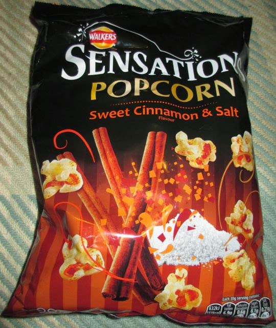 FOODSTUFF FINDS Walkers Sensations Cinnamon and Salt Popcorn (Waitrose