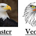 الفرق بين “راستر” Raster و”فيكتور” Vector في التصميم