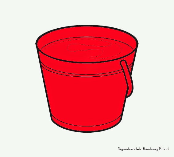 Mewarnai Gambar Ember Merah belajar menggambar dan mewarnai