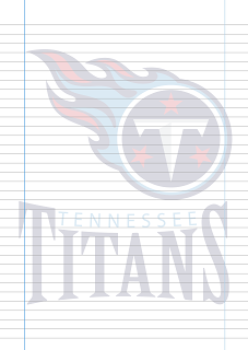 Folha Papel Pautado Tennessee Titans PDF para imprimir na folha A4 Folha Papel Pautado Tennessee Titans PDF para imprimir na folha A4