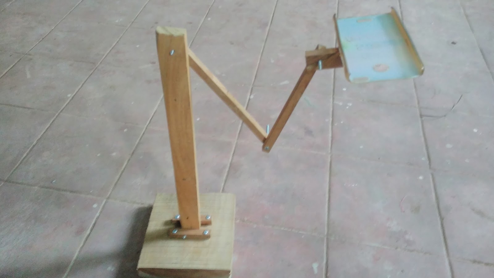 DIY wood stick mobile tripod making at home