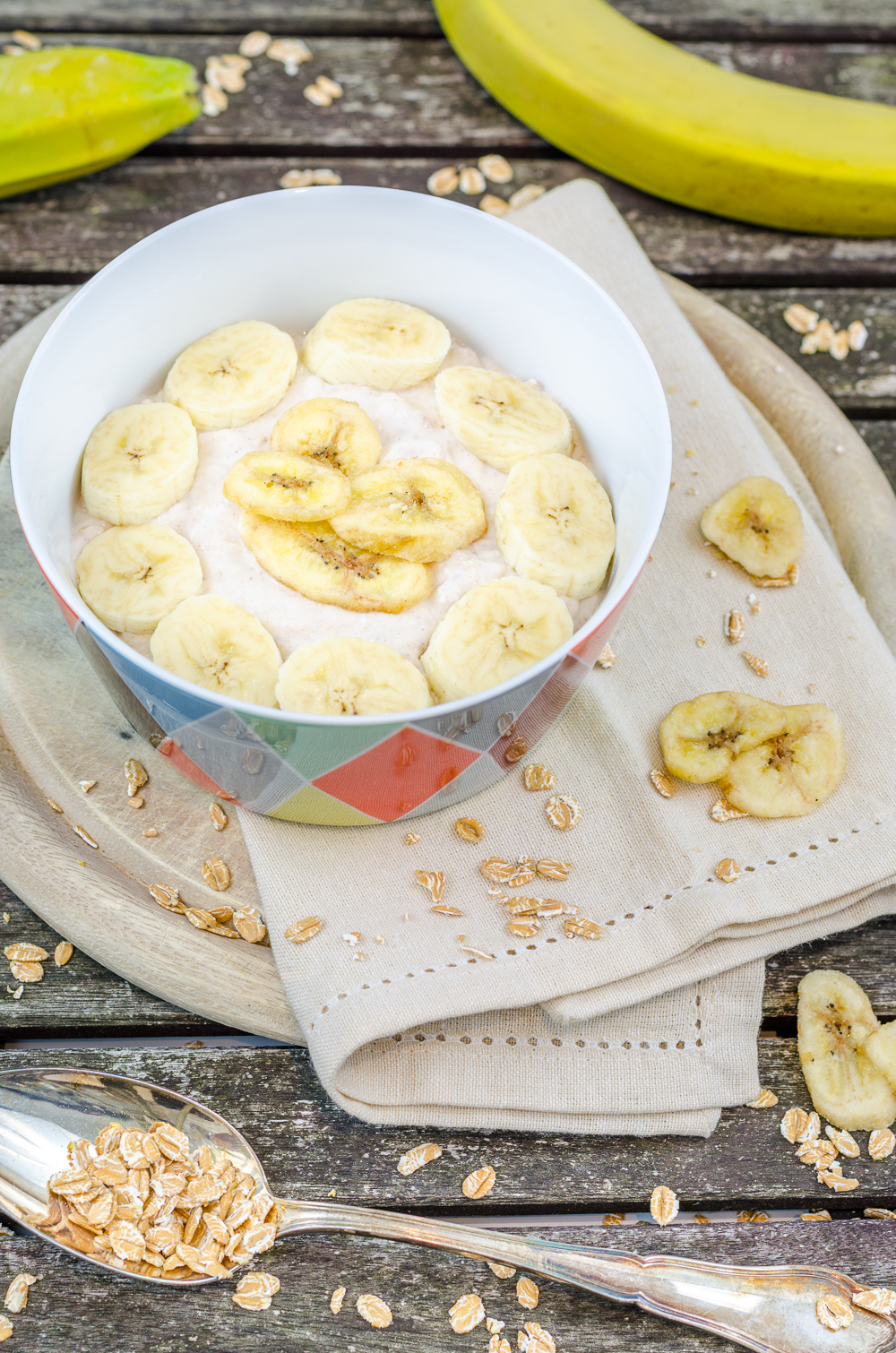 Sarahs Krisenherd: [Healthy Breakfast] Bananen-Zimt-Quark mit Dinkelflocken