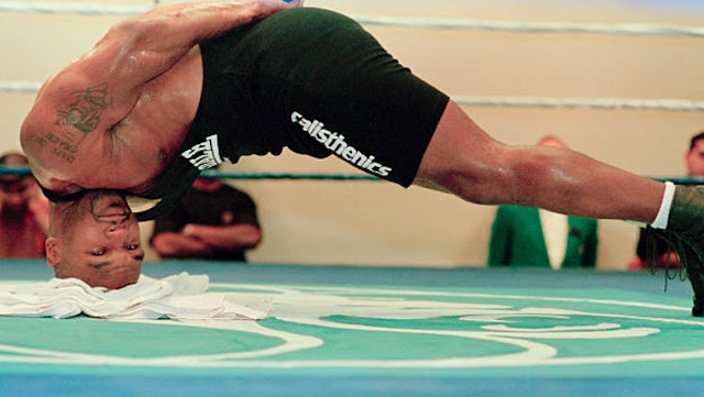 Mike Tyson neck exercises. StrengthFighter.com