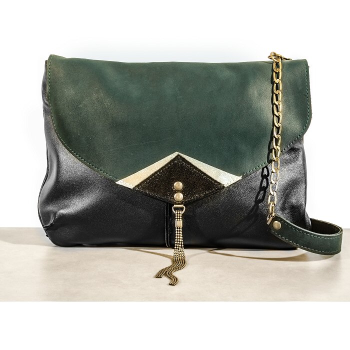Sac Letter Origami vert anglais