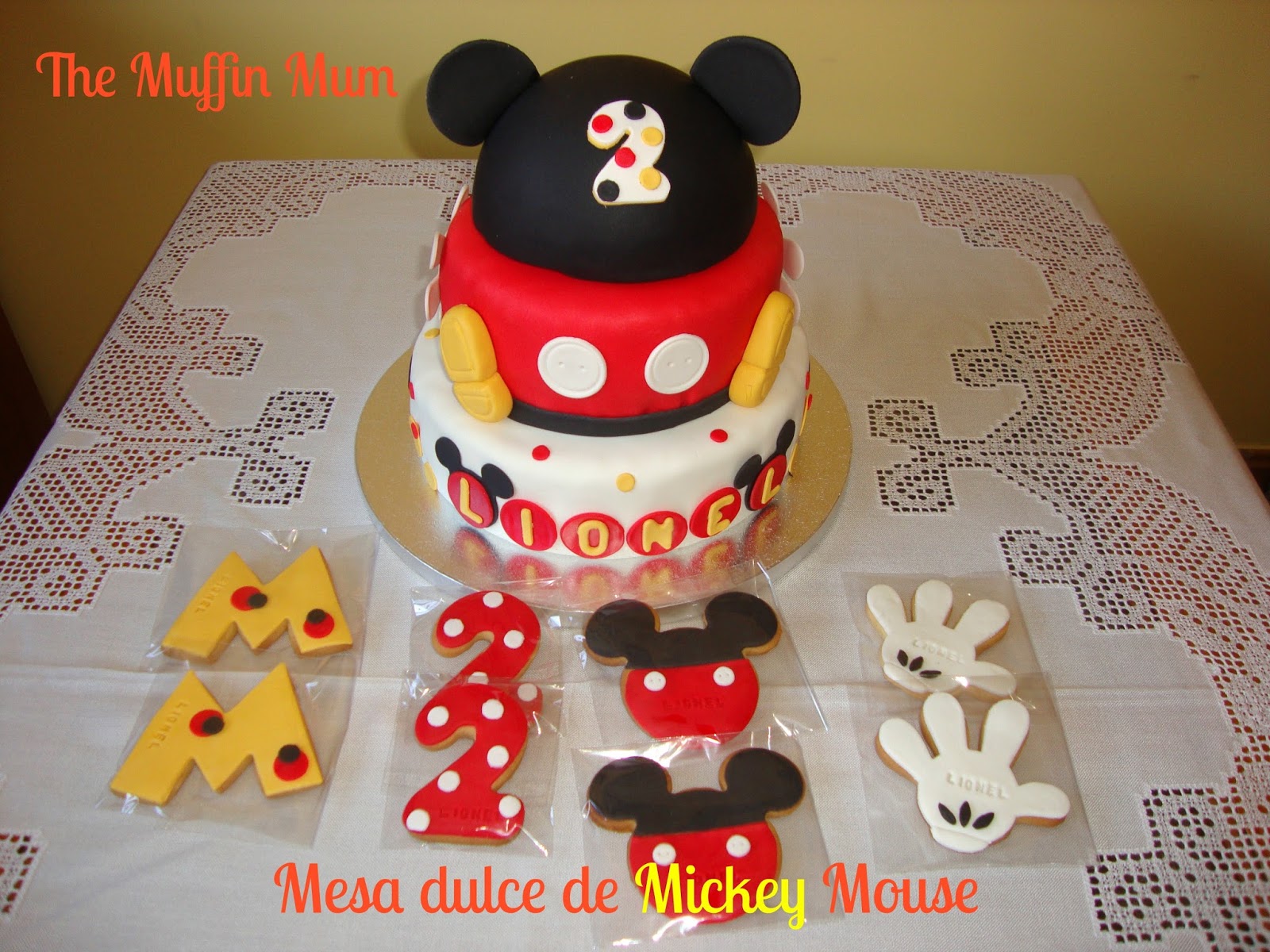 The Muffin Mum: Mesa dulce Mickey Mouse
