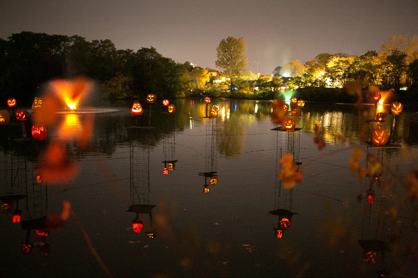 lanterns at roger williams zoo