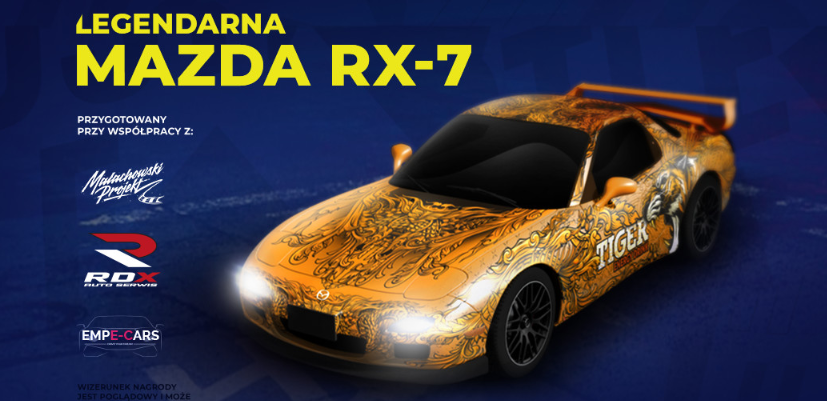 Wygraj samochód Mazda RX-7 Konkurs