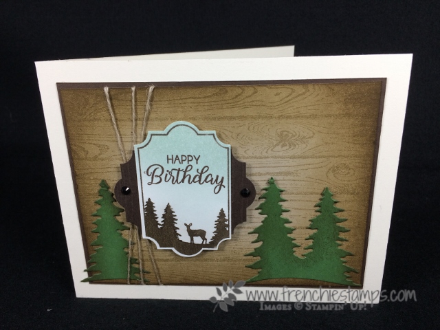 Merry Little Label, Masculine Monday, Hardwood, Beautiful Bouquet, Stampin'Up!, Frenchie stamps,