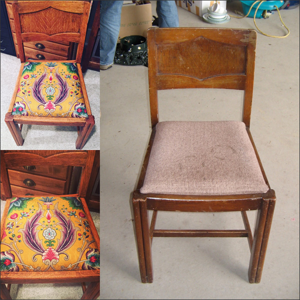 Thrifty By Design One Pretty Darn Kick Butt Chair Update