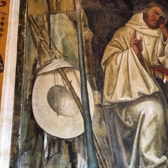 Abbazia Monte Oliveto Maggiore: Chiostro grande, Sodoma (dettaglio)