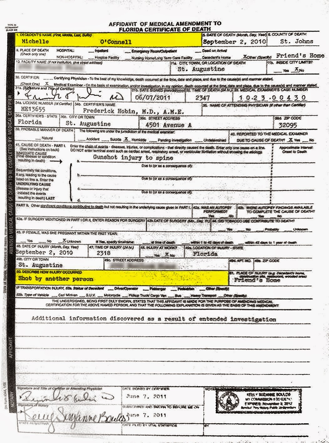 Clean Up City of St. Augustine, Florida HCN Dr. Frederick Hobin wrote