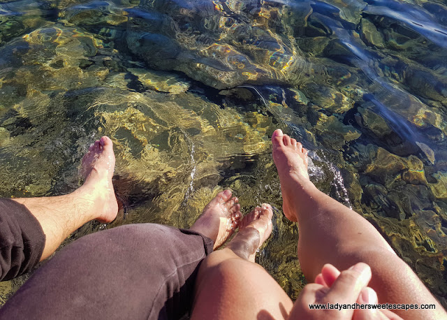 clear water in Naxos