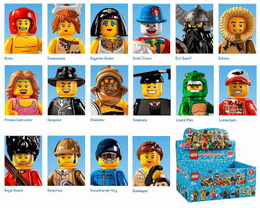 Lego Minifiguras Serie 5 #8805 Set Completo  de 16 Personajes