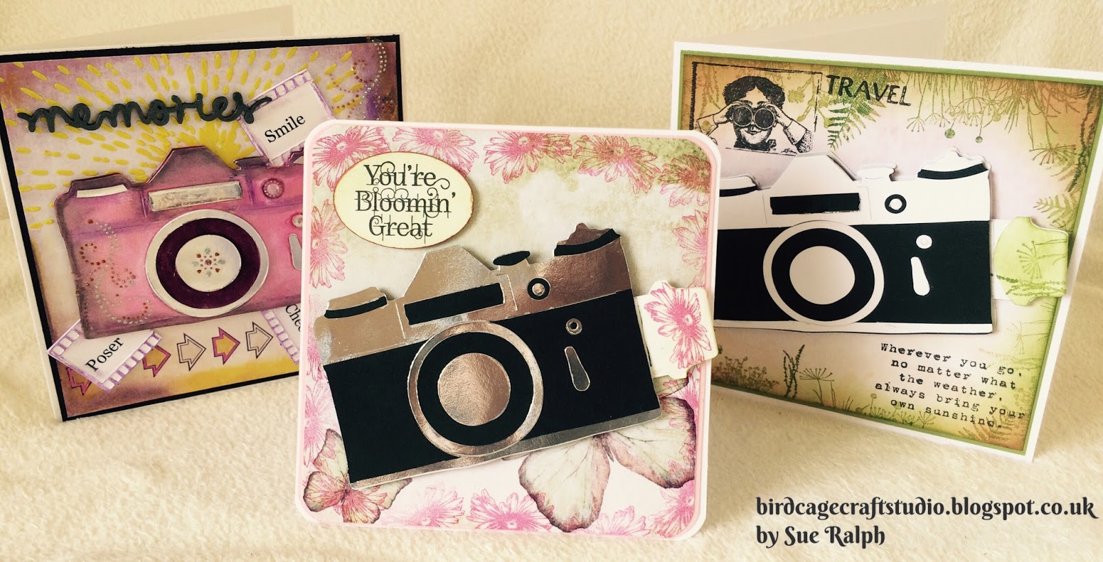 Birdcage Craft Studio Sliding Camera Card Tutorial