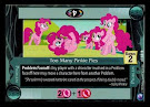 My Little Pony Too Many Pinkie Pies Canterlot Nights CCG Card