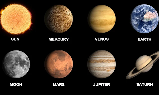 "Planetas" segundo a concepção artística da NASA