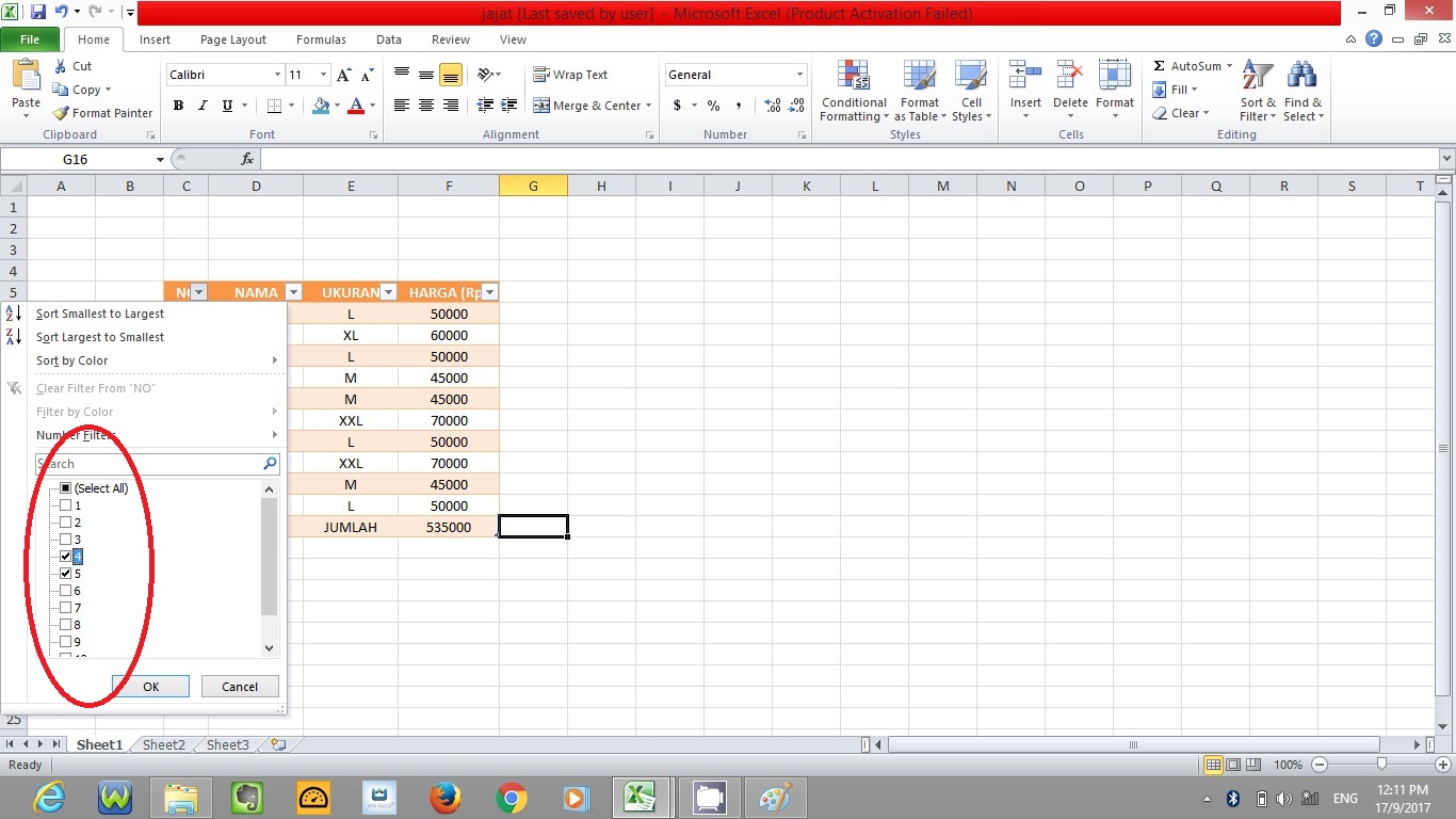 Tutorial format As table pada MS.excel