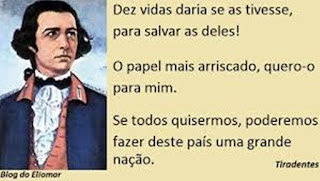 Resultado de imagem para Tiradentes: o patrono de nossa independencia.