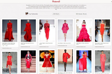 RED DESIGNS: A Tribute To World AIDS Day 2012 In Fashion.
